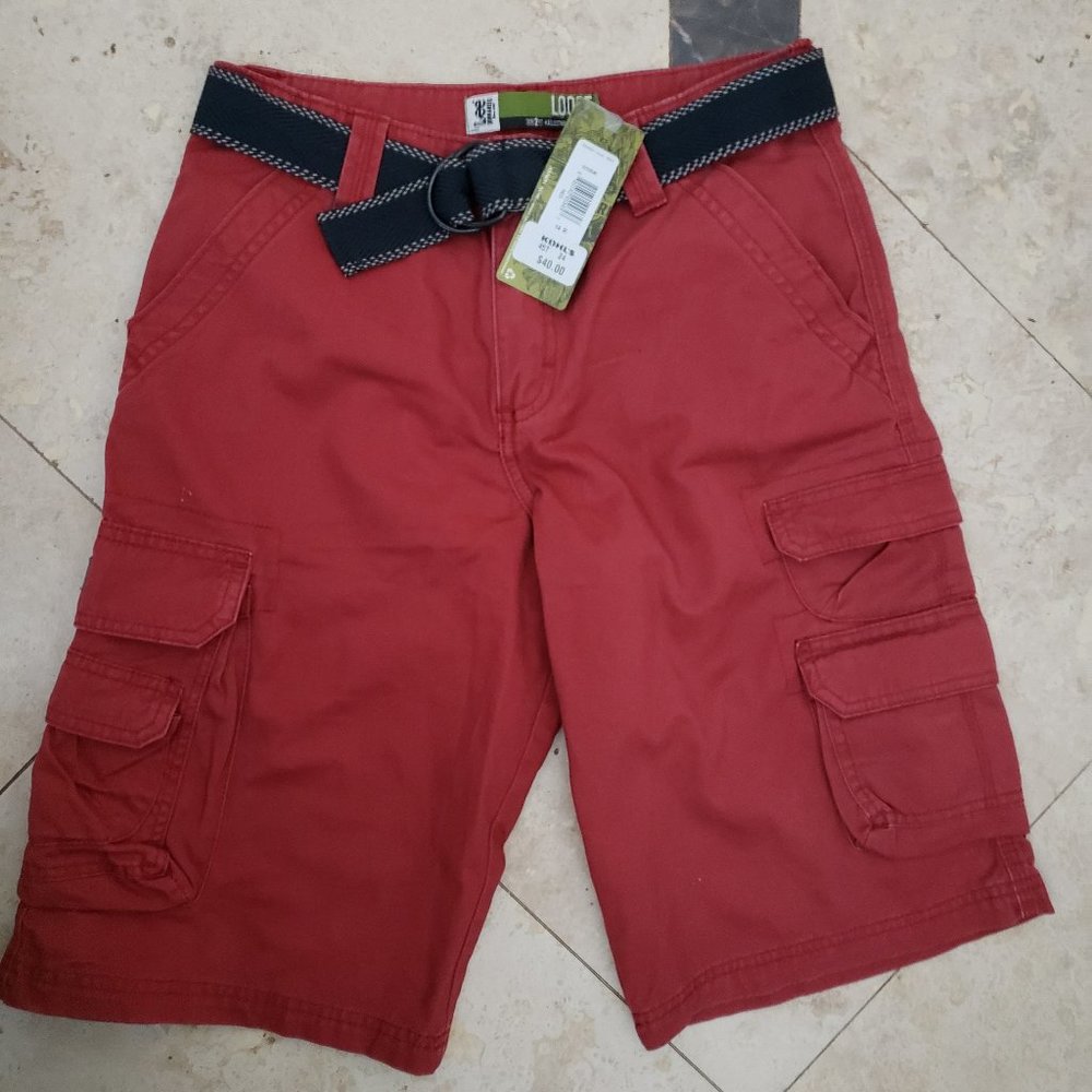 COPY - Lee Cargo Shorts Kids Boy 8 Includes Belt $50